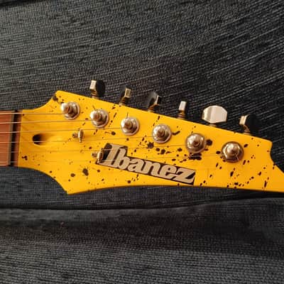Ibanez GIO custom paint // Tortoise Pickguard with Ibanez Quantum pickups image 3