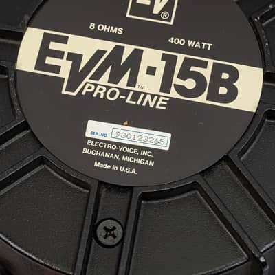 Electro-Voice EVM-15B Proline 15" Speaker 400W 8 Ohm EV Driver image 2