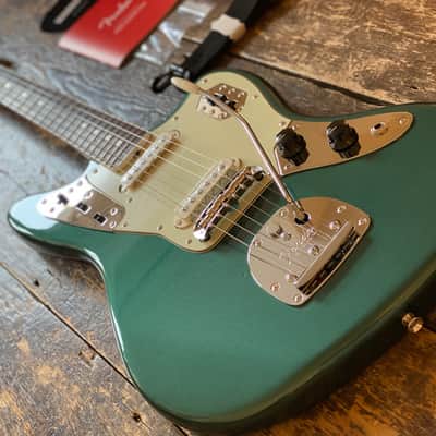 Fender Japan Limited Edition Jaguar FSR Sherwood Green USA Pickups, Alder Body Rosewood Board MIJ image 4