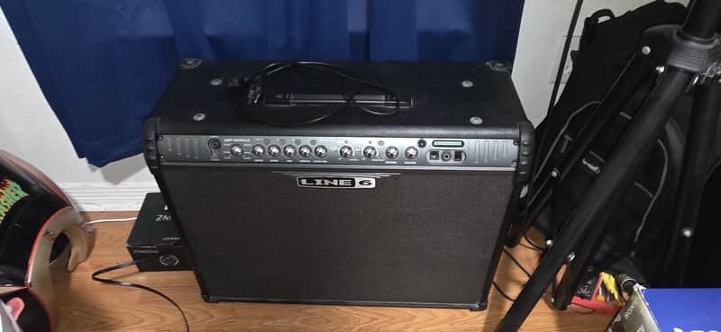 Line 6 Spider III 150 150-Watt 2x12" Stereo Digital Modeling Guitar Combo 2006 - 2009 - Black image 1