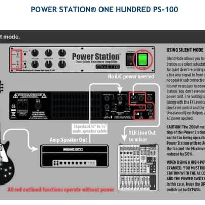 Fryette Power Station - PS-100 Dual Mode Reactance Amplifier Now Shipping - NAMM Sale! image 18