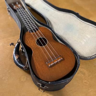 Vintage 1930s Martin Style 0 Soprano Ukulele w/ Vintage Clipboard Case image 14