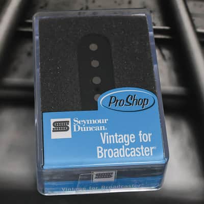 Seymour Duncan STL-1b Vintage Broadcaster Bridge Pickup - Black image 1