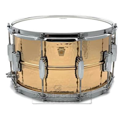Ludwig LB508K Supraphonic Bronze Snare Drum 14x8 Hammered image 1