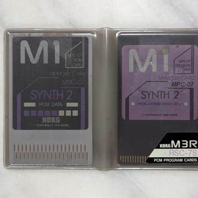 Korg M1 Synth 2 MPC-07 ROM Memory Cards image 2