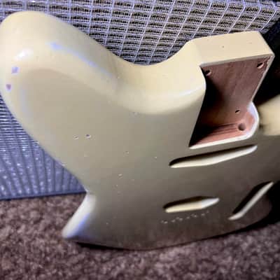 Relic Fender Telemaster Body Alder Vintage Aged Olympic White Offset Telecaster Nitrocellulose 😍 image 15
