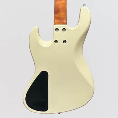 Sadowsky MetroExpress 21-Fret Verdine White Artist Line Morado Board 4-String Electric Bass Guitar - Olympic White image 4