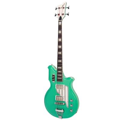 Airline Guitars MAP Bass Short Scale Seafoam Green image 2