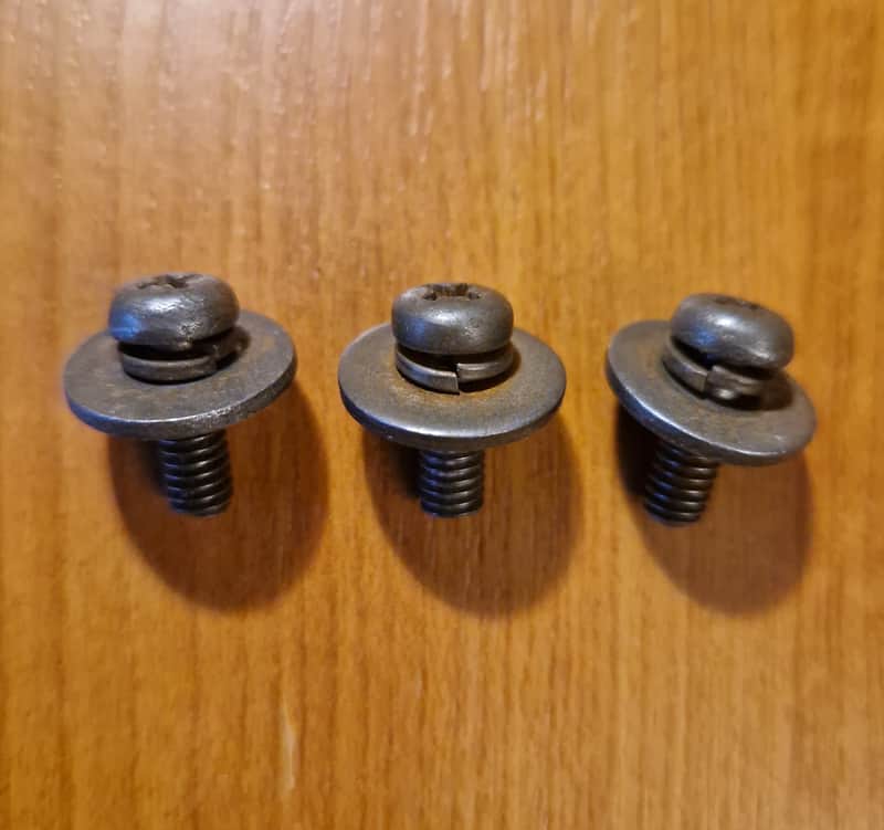 TAMA screws 80s Superstar toms bracket, floor tom legs bracket, spurs mount vintage image 1
