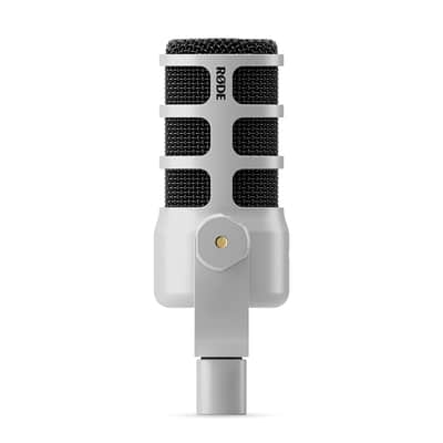 RODE PodMic Broadcast-Grade Dynamic Microphone for Podcast Application - White image 7