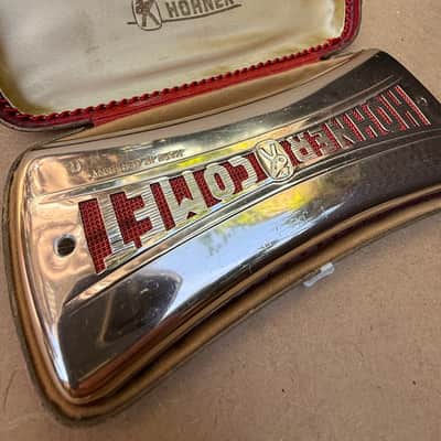 Hohner Vintage Hohner Comet Harmonica With case image 6