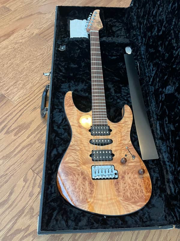 Suhr Modern Custom 6 - Waterfall Burl Maple image 1