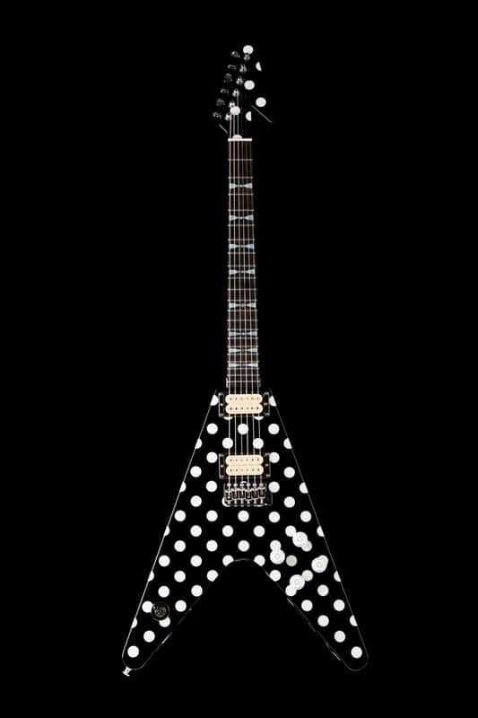 Karl Sandoval Master Built "Randy Rhoads" Polka Dot V w/Ebony Fretboard Upgrade image 1