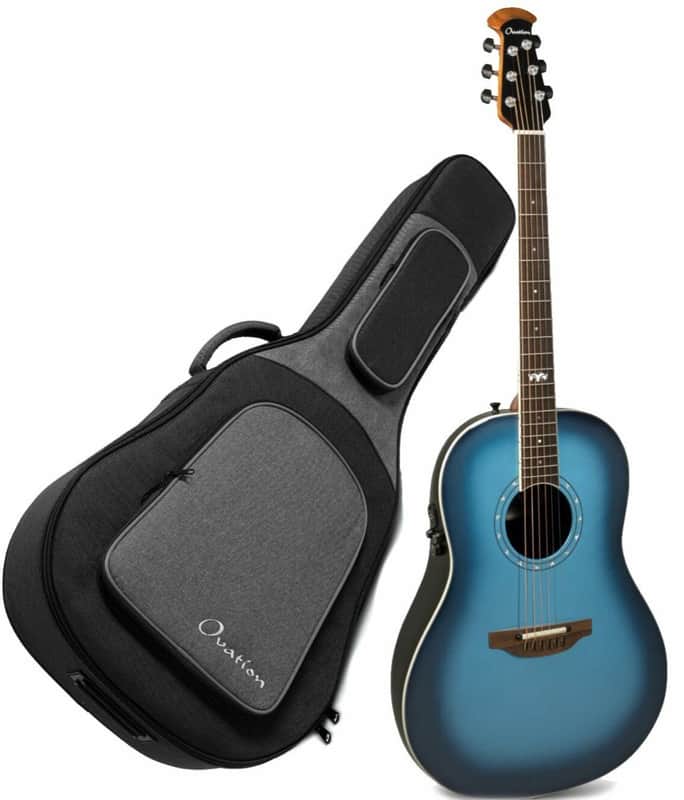 Ovation Ultra Series Acoustic/Electric Guitar w/ Gig Bag - Dusk Till Dawn image 1