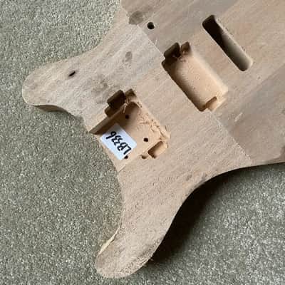 Unfinished DIY Double Cutaway Guitar Basswood Body image 12