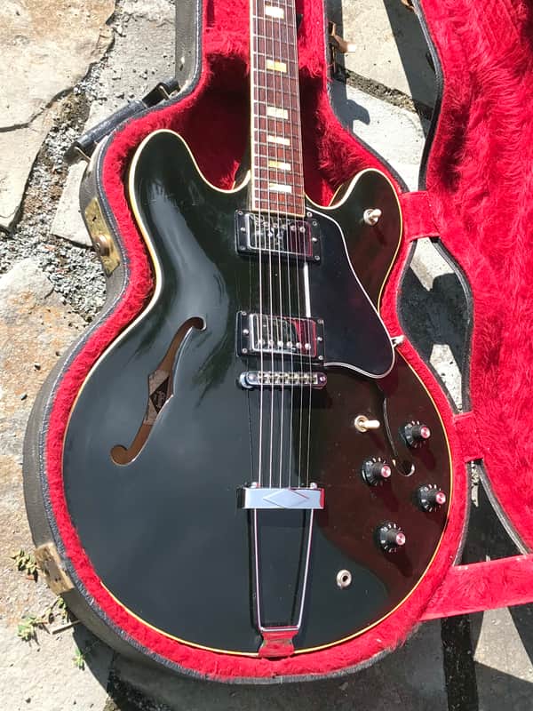 1981 Gibson ES 335 Rare Ebony finish image 1