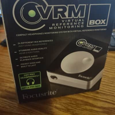 Focusrite VRM Box USB Virtual Reference Monitoring Headphone Amp 2010s - Black image 3