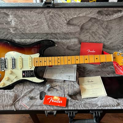 Fender American Ultra Stratocaster HSS Maple Ultraburst #US23025503 8 lbs 11.0 oz image 1