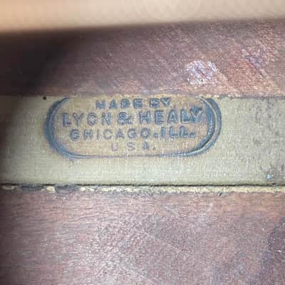 Lyon & Healy Parlor Guitar 1890 Natural - Fit perfectly with a New Guardian CG 018 TP Parlor Case image 12