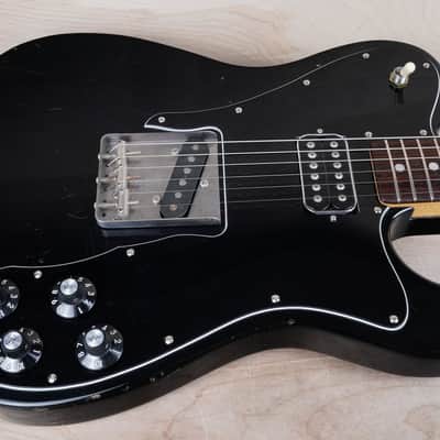 Squier JV CTC-55 '72 Telecaster Custom Reissue MIJ 1983 Black Vintage Fender Japan w/ Bag image 4