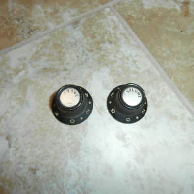 Vintage Set of 1960's Japan Teisco Guitar Volume and Tone Knobs! image 1