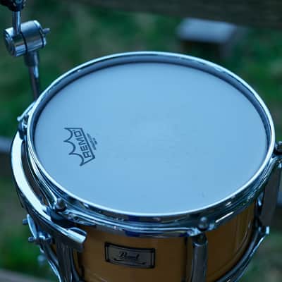 Pearl M1060 10x6" Maple Popcorn Snare Drum 2010s - Clear finish image 7