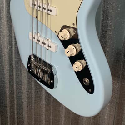 G&L Guitars USA JB 4 String Jazz Bass Fretless JB Sonic Blue & Case #3237 Used image 7