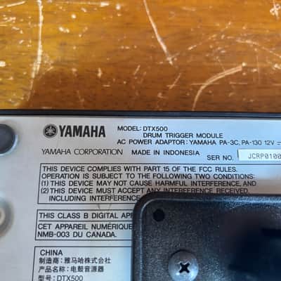 Yamaha DTX500 Drum Trigger Module w/ cable power supply image 4
