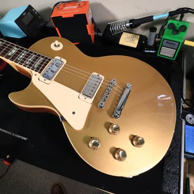 1976 Gibson Goldtop Left Handed Les Paul Deluxe Lefty Electric Guitar image 16