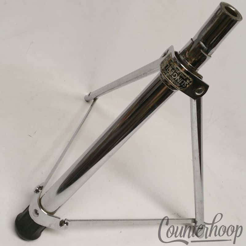 *Slingerland Drum Throne Vintage 70s Niles Tube Legs Chrome USA Tripod Base Part image 1