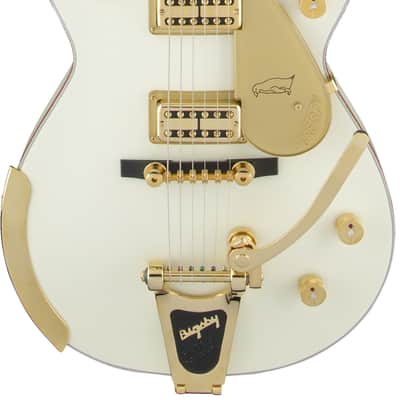 Gretsch G6134T-58 Vintage Select Õ58 Penguin Vintage White Bigsby w/case image 1