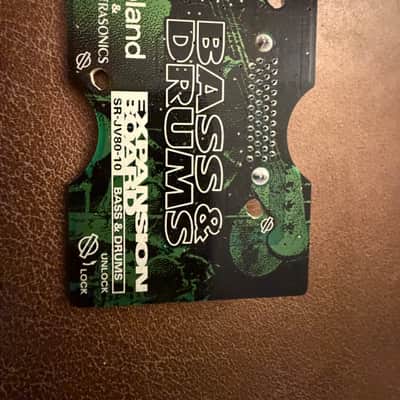 Roland SR-JV80-10 Bass and Drums Expansion Board 1990s - Green