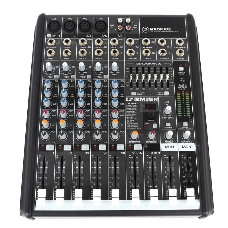 Mackie ProFX8 8-Channel Effects Mixer image 1