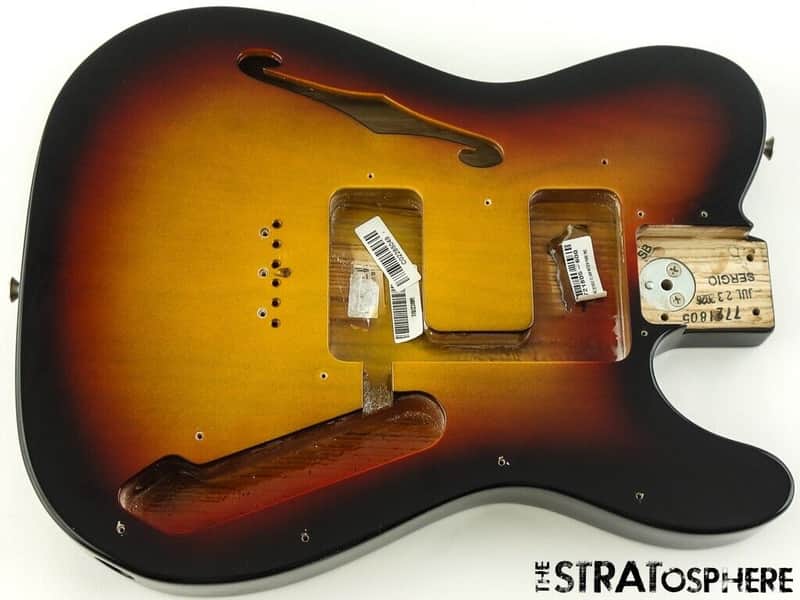 Fender AV II American Vintage 1972 Tele Thinline Semi-Hollow Ash BODY 3TS image 1