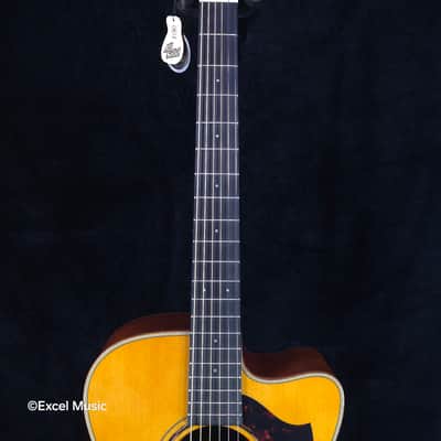 Yamaha AC3M ARE All-Solid Spruce/Mahogany Concert | SRT2 Pickup | Vintage Natural | w/Deluxe HardBag (Mint demo unit) image 3