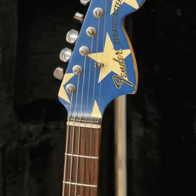 2011 Fender Wayne Kramer Artist Series Signature Stratocaster - Stars & Stripes image 3