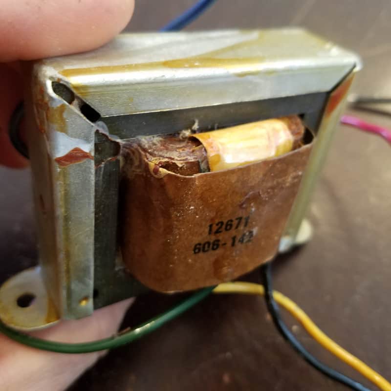 Triwek 12671 Voice of Music Vintage Output Transformer OT 11 Watt Tested 625:1 135:1 400:1 Tube Amp Audio 1959-1963 image 1
