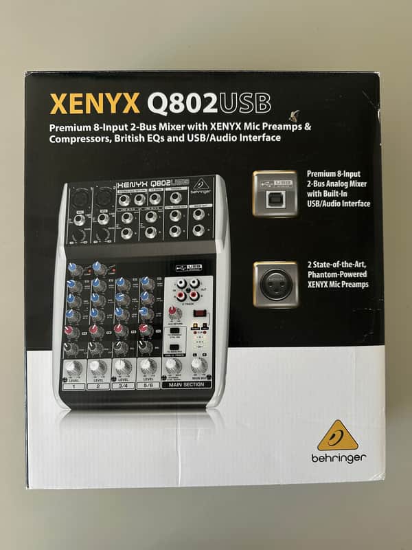 Behringer Xenyx Q802USB 8-Input Mixer with USB 2012 - Present - Standard image 1