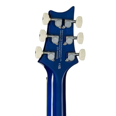 PRS SE Custom 24 Semi-Hollow Piezo Lake Blue - Electric Guitar image 5