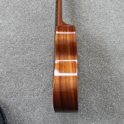 2001 G String Ukulele Co. Koa Soprano Ukulele Hawaiian Style Tattoo Laser Engraving image 9
