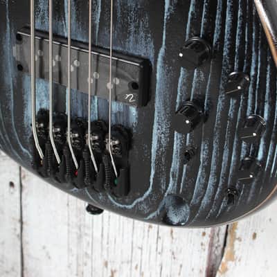 Ibanez SR Premium SR1325SB 5 String Electric Bass Guitar Aqua Wave with Gig Bag image 5