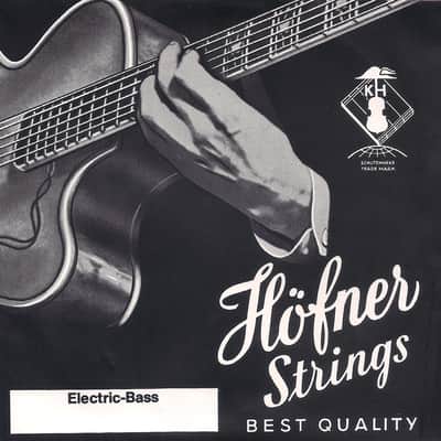 Hofner H1133B Flat Wound Nickel Bass Strings for Hofner Beatle and Club Basses image 1