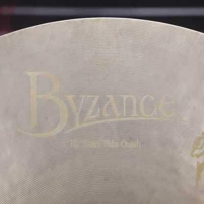 Meinl Byzance 18' Sand Thin Crash Cymbal image 2