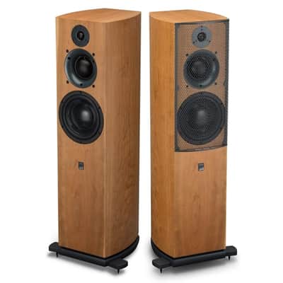 ATC SCM40 v2 Tower Speakers Passive (Satin Cherry) **OPEN BOX** image 1