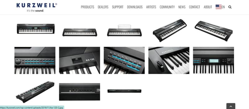Kurzweil KA-120 2018 - Black image 1