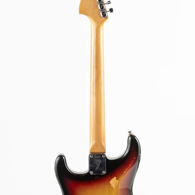 USED 1971 Fender Stratocaster with Rosewood Fretboard - Sunburst image 14