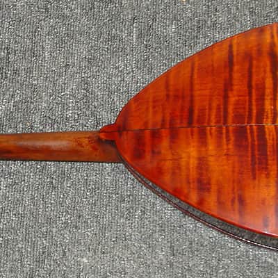 Vintage Weymann & Son Mandolute Curved-Back Mandolin Flame Maple - USA image 10