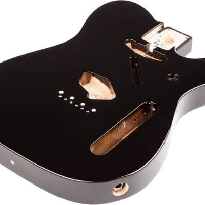 FENDER - Classic Series 60s Telecaster SS Alder Body Vintage Bridge Mount  Black - 0998006706 image 1