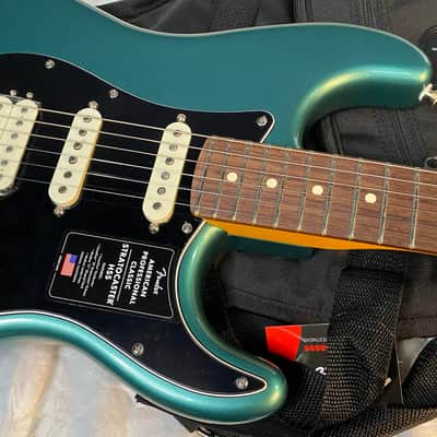 NEW ! Fender American Professional Classic Stratocaster HSS - Faded Sherwood Green Metallic - 7.9lbs - Authorized Dealer - G05778 image 2
