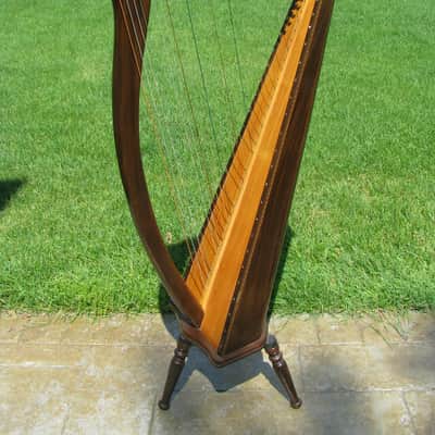 Beautiful Rare 34 String Aoyama 130-B Lever Harp Celtic Folk Instrument image 1